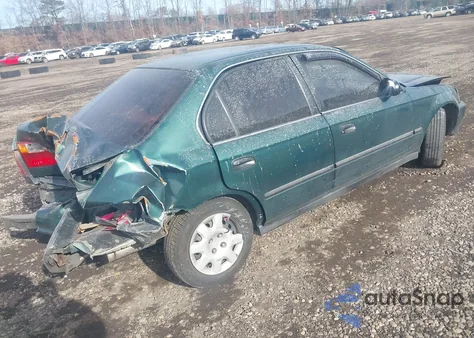 1999 Honda Civic Lx из США, поврежденный, VIN 2HGEJ6671XH573555